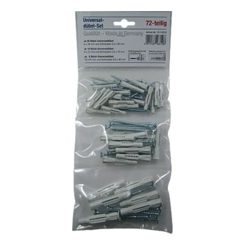 Tulppa- ja ruuvilajitelma 72-os