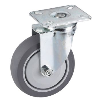 Kalustepyörä Stabilit 50 x 19 mm, levy 60 x 60 mm