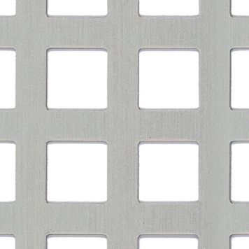 Reikäpelti Kantoflex Alumiini Anodisoitu 10 x 10 mm