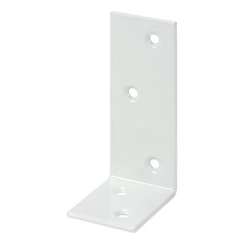 Kulmarauta 100 x 75 x 30 mm teräs valkoinen