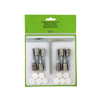 Asennus Paketti Karmiruuvi Essve 70mm