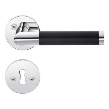 Väliovenpainike Beslagsboden B868BKN Kiillotettu Kromi/Musta Maalattu Teräs