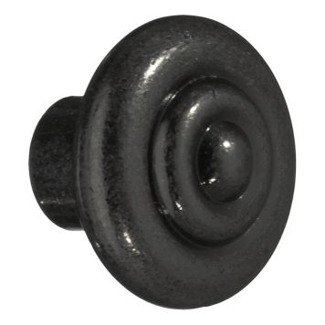 Nuppi Beslagsboden Antique BB080 32 mm Mattamusta