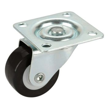 Kääntöpyörä Ø 30 mm Musta