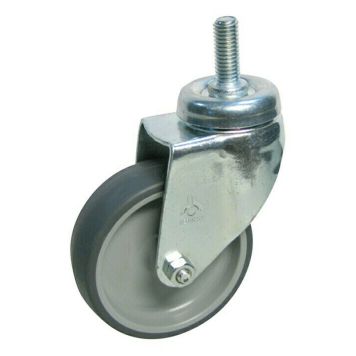 Kalustepyörä Kääntyvä Ø 75 mm Harmaa