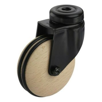 Kääntöpyörä Ø 50 mm Puu
