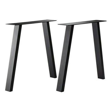 Pöydänjalat Pur Iternal Black Edition U-malli 2 kpl