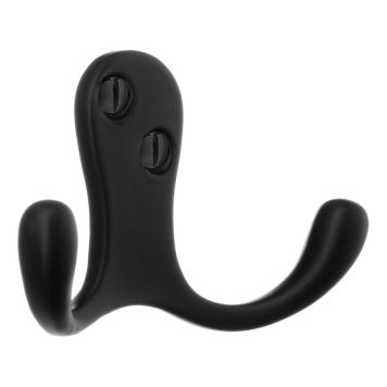 Kaksoiskoukku Beslagsboden BB246 Mattamusta