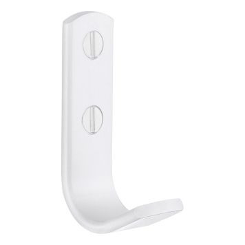 Koukku Beslagsboden BX1043 Lakattu Valkoinen Alumiini