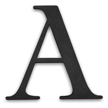 Talokirjain Habo Century musta A