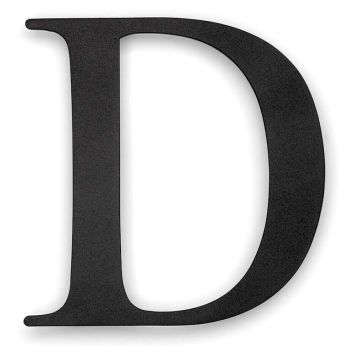 Talokirjain Habo Century musta D