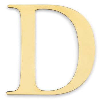 Talokirjain Habo Century D messinki 98 mm