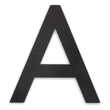 Talokirjain Habo Home musta A