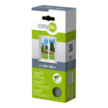 Hyönteisverkko Easy Life 150 x 180 cm Valkoinen