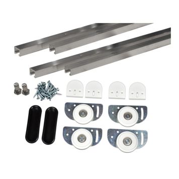 Helapaketti tilanjakajaliukuovisarjalle HBS Betz max. 80 kg