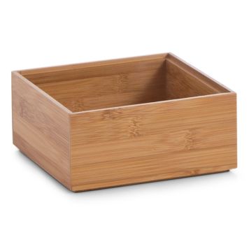 Säilytyslaatikko Zeller bambu 15 x 15 x 7 cm