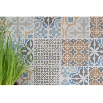 Mosaiikkilaatta Fliesen Quadrat Calssico Mix monivärinen 29,8 x 29,8 cm