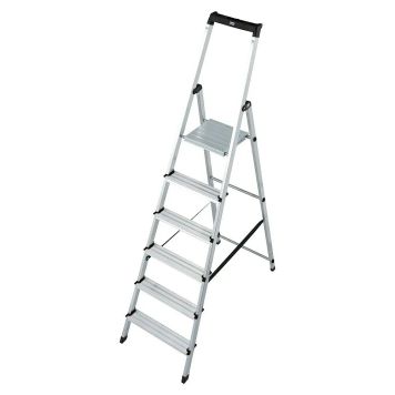 Taloustikkaat Krause Alumiini 6-askelmaiset 3,25 m