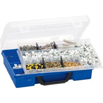 Säilytyslaatikko Kannella 13 Lokeroa Sininen