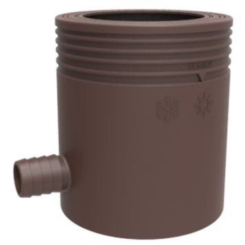 Sadevedenkerääjä suodattimella Marley DN 105 ruskea