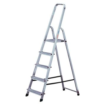 Taloustikkaat Alumiini 5-askelmaiset