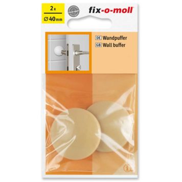 Ovenpysäytin Fix-o-moll 40 mm beige 2 kpl