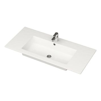 Työtaso Camargue Skärgård IQ ja Upotettava pesuallas norsunluunvalkoinen 60 cm