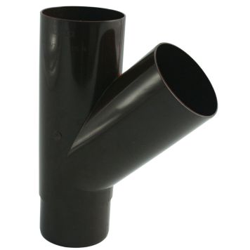 Haaraputki 45° Marley DN 75/75 ruskea