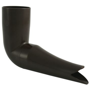 Veden ulosheittokappale Marley DN 53 ruskea