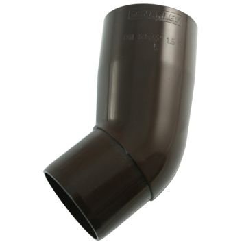 Putkikäyrä 45° Marley DN 53 ruskea