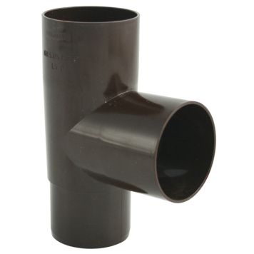 Haaraputki 87° Marley DN 53/53 ruskea