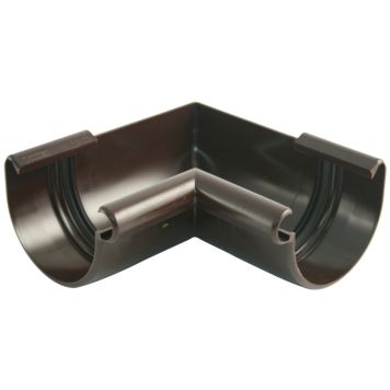 Räystäskourun sisäkulma 90° Marley 75 mm ruskea