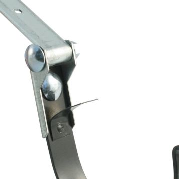 Säädettävä koururauta Marley 100 mm antrasiitti