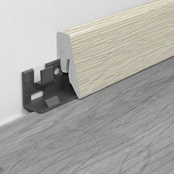 Jalkalista Logoclic K40 C Tammi Sarno MDF 19 x 40 x 2600 mm