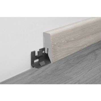 Jalkalista Logoclic K50 Honeymoon MDF 18 x 50 x 2600 mm