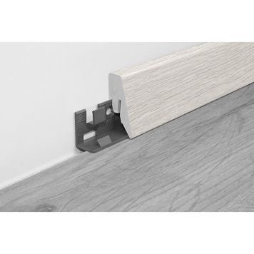 Jalkalista Logoclic K40 C Tammi Noville MDF 19 x 40 x 2600 mm