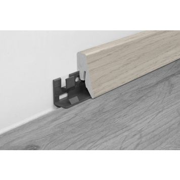 Jalkalista Logoclic K40 C Narvik Tammi MDF 19 x 40 x 2600 mm