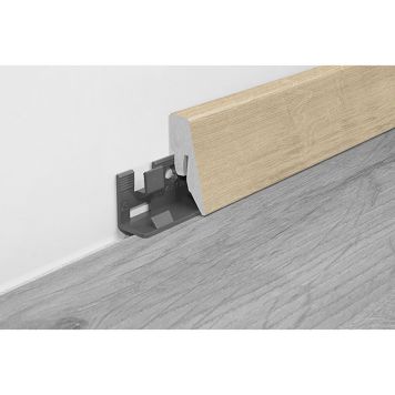 Jalkalista Logoclic K40 C Tammi Milford MDF 19 x 40 x 2600 mm