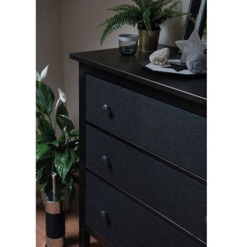 Kontaktimuovi D-C-Fix Glitter Black