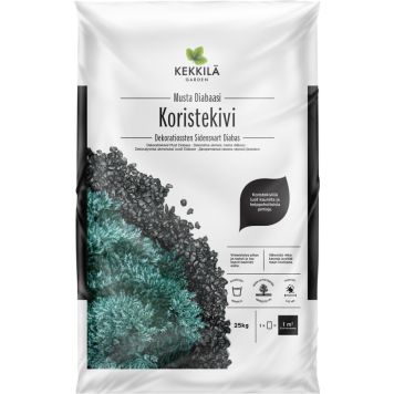 Koristekivi Kekkilä Musta 25 kg