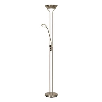 Lattiavalaisin Aneta Nice Uplight 20 W + 5 W LED Teräs