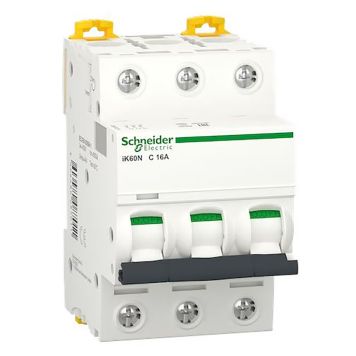 Johdonsuojakatkaisija Schneider Electric 3 P 16 A C- Käyrä Valkoinen