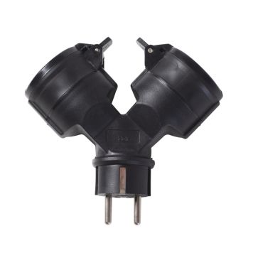 Haaroitin Airam ulkokäyttöön 2-os musta