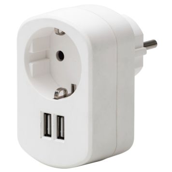 USB-adapteri Airam 2 x USB 3,4 A