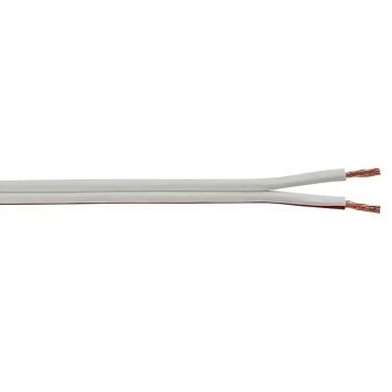 Pikakaapeli Kabelexpress XYFAZ-H 2x0,75 valkoinen 10 m