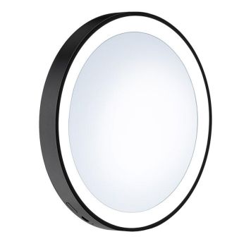 Meikkipeili Smebdo Outline Lite 7x imukuppi Mattamusta FB625