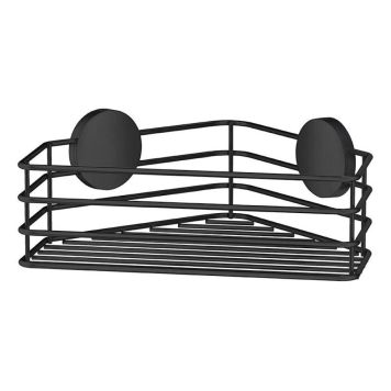 Suihkukori nurkkaan Beslagsboden Mattamusta BB1201