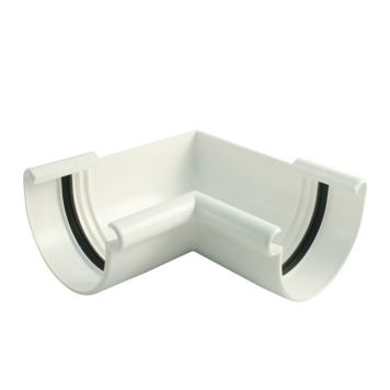 Räystäskourun sisäkulma 90° Marley 100 mm valkoinen