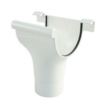 Lähtökaulus Marley 100/75 mm valkoinen