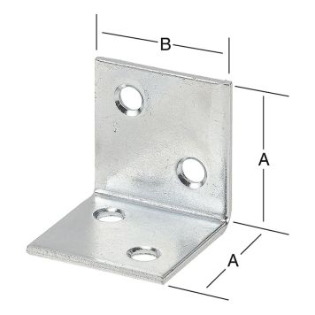 Kulmarauta 40 x 40 mm 12 kpl/pkt